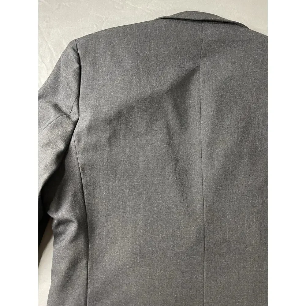 Egara Gray Skinny Fit Stretch Blazer Jacket Men’s 40L Excellent Condition